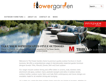 Tablet Screenshot of flowergarden.com.au